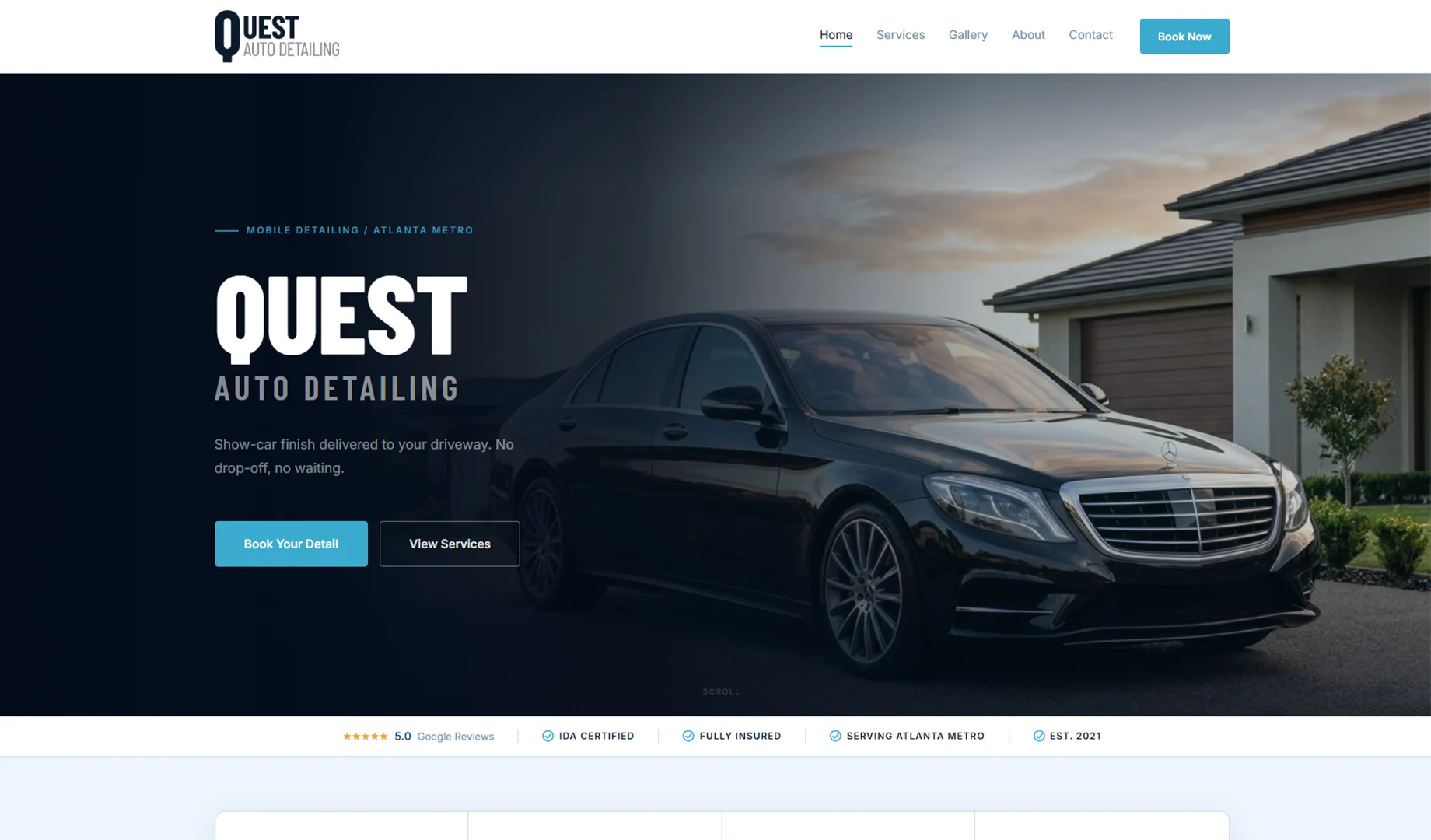Oz demo site page