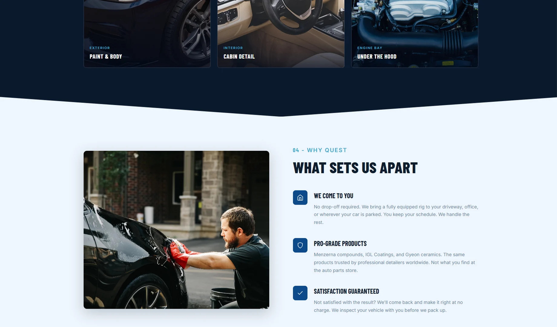 Oz demo site page